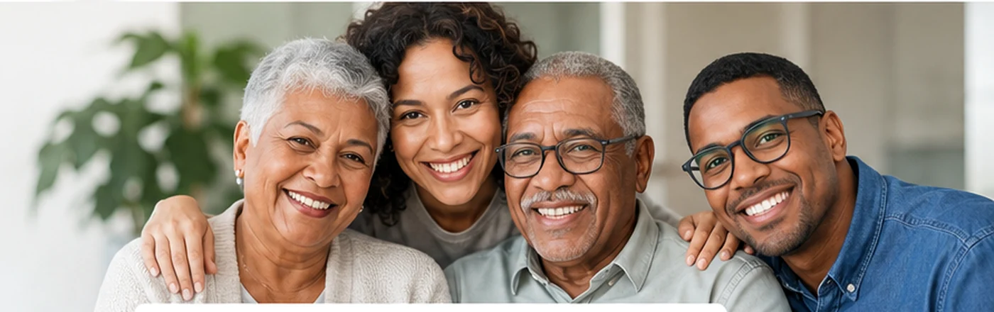 Multigenerational Florida family preparing for ACA Open Enrollment
